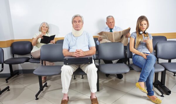 Hospital waiting area